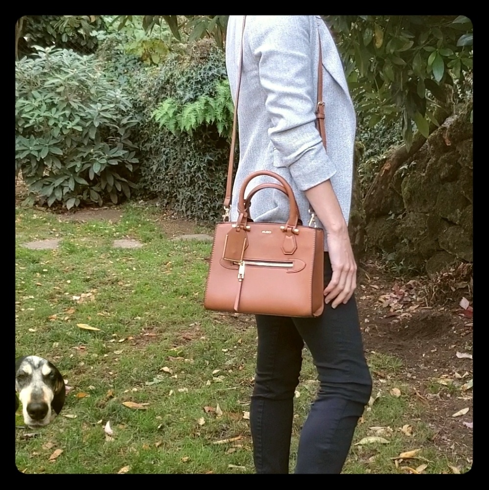 Like New Cognac Aldo Bag